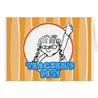 Cartão Pet de Professora