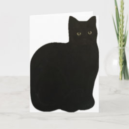 Cartão Pet Familiar de Gatinho Negra Maureen Girard