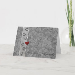 Cartão Pet loss Sympathy