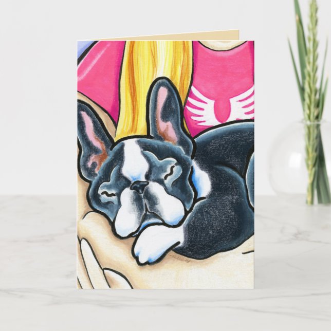 Cartão Pet Perde Cachorro Dizendo Tributo de Adeus (Frente)