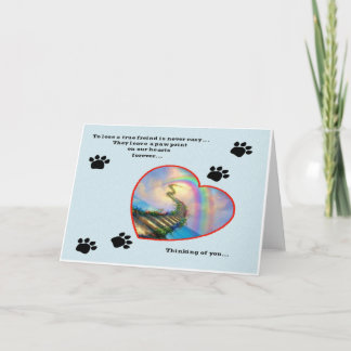 Cartão Pet Sympathy Card