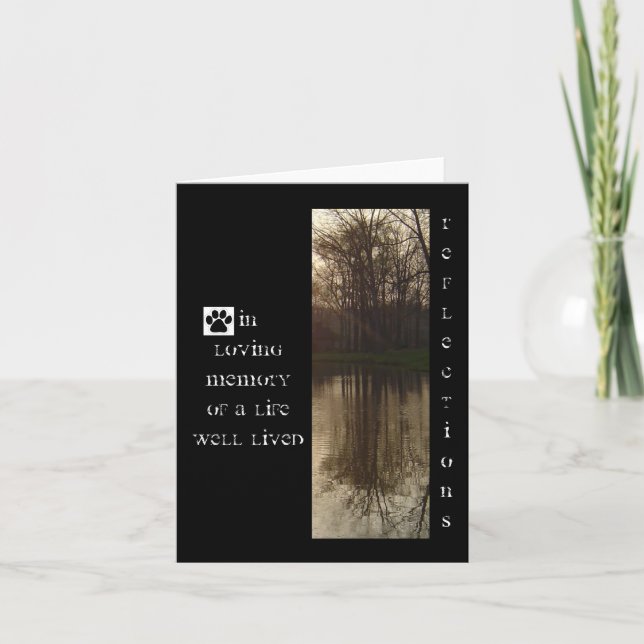 Cartão Pet Sympathy Card (Frente)