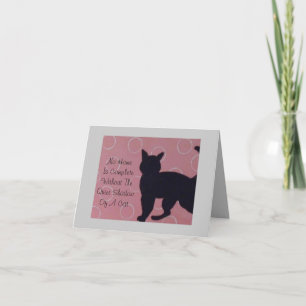 Cartão Pet Sympathy Card - Cat