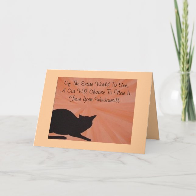 Cartão Pet Sympathy Card - Cat (Frente)