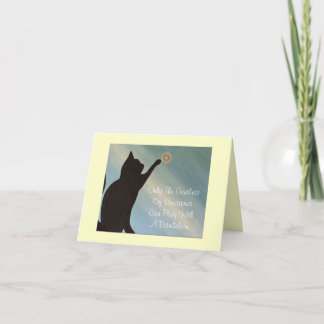 Cartão Pet Sympathy Card - Cat (Kinky Friedman quote)