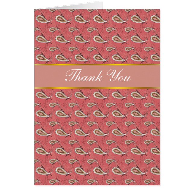 Cartão Petal Paisley de Foxglove (Frente)