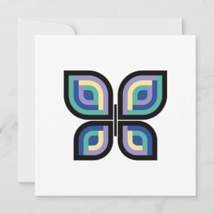 Cartão Petal Prism Butterfly