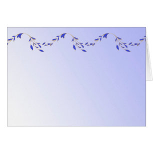 Cartão Pétalas roxas (paisagem)