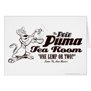 Cartão Pete Puma Tea Room 2