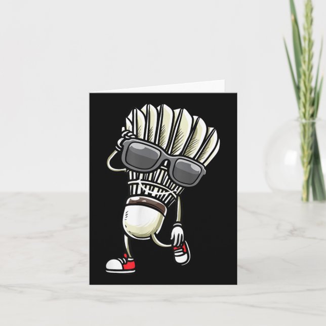 Cartão Peteca Dançando  (Frente)