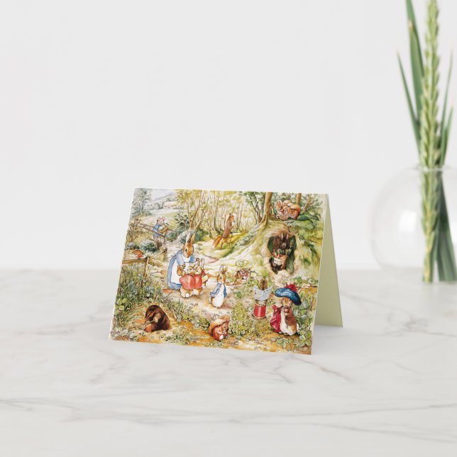 Cartão Peter, o Coelho (Frente)