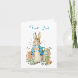 Cartão Peter, o coelho Obrigado