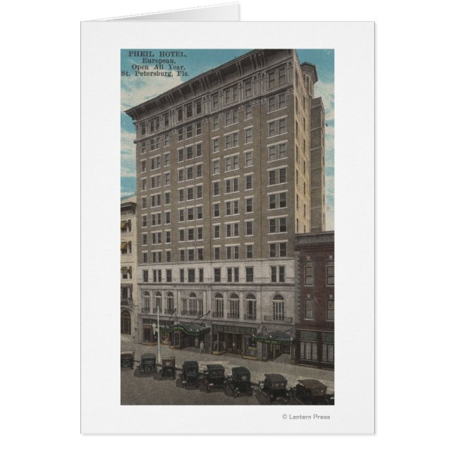 Cartão Petersburgo, Flórida - Vista Exterior de Pheil (Frente)