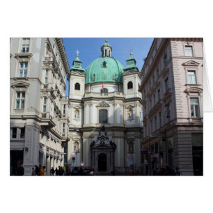 Cartão Peterskirche Wien Österreich