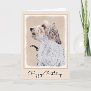 Cartão Petit Basset Griffon Vendéen Painting - Arte Canin