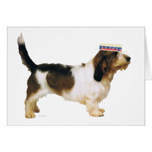 Cartão Petit Basset Griffon Vendeen Patriota