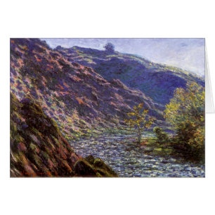 Cartão Petite Creuse, Luz do Sol por Claude Monet