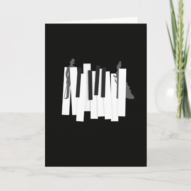 Cartão Petite Messe Solennelle (preto) (Frente)