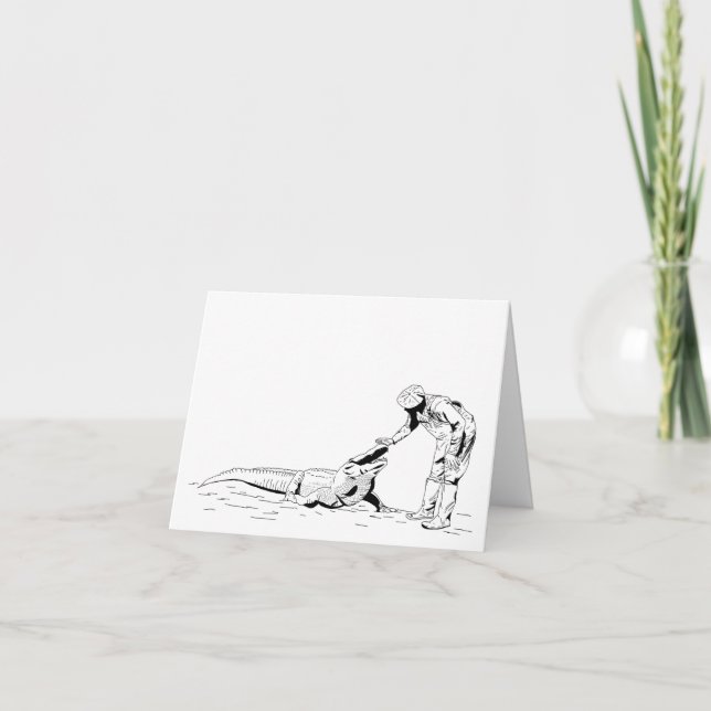 Cartão Petting uma placa de arte de linha de alinhamento (Frente)