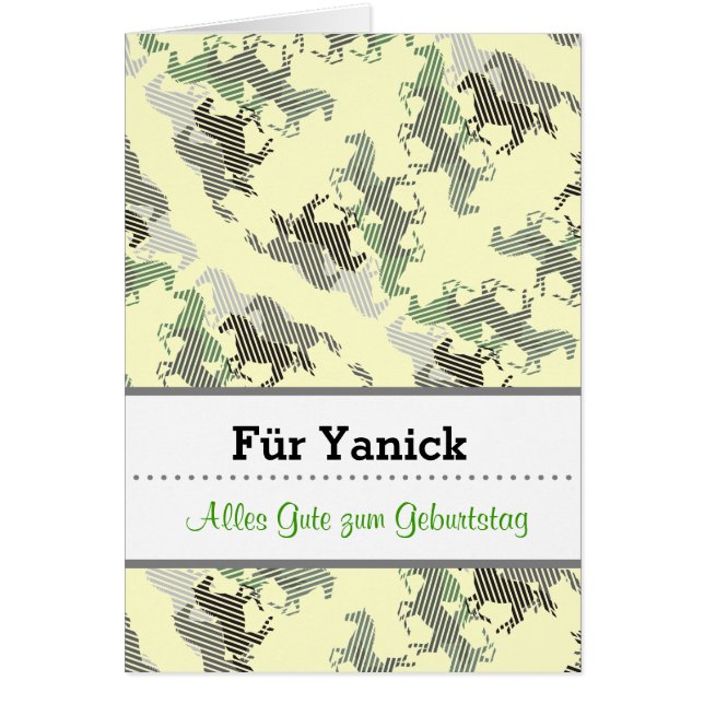 Cartão Pferde Geburtstagskarte (Frente)