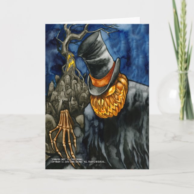 Cartão Phantom Jack Greeting Card (Frente)