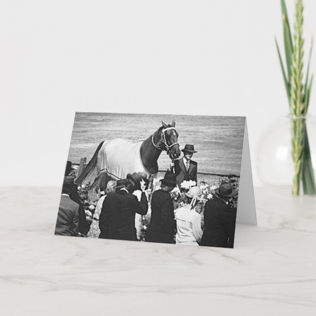 Cartão Phar Lap runs late (Frente)