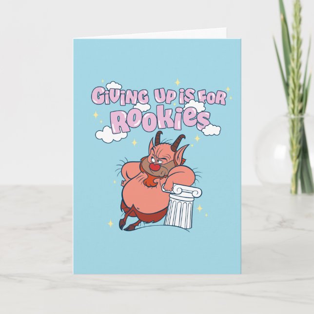 Cartão Phil - Giving Up is for Rookies Card (Frente)