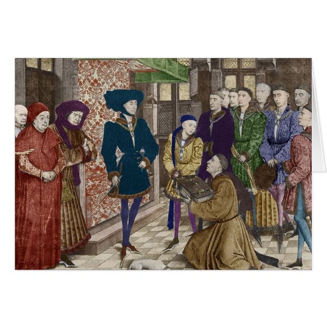 Cartão Philip o bom, duque de Borgonha (Frente Horizontal)