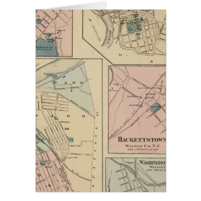 Cartão Phillipsburg, NJ (Frente)