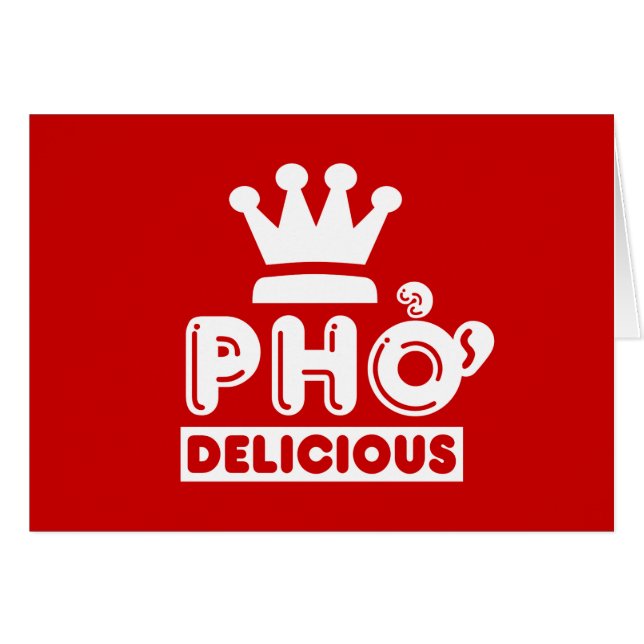 Cartão Pho King Delicious (Frente Horizontal)