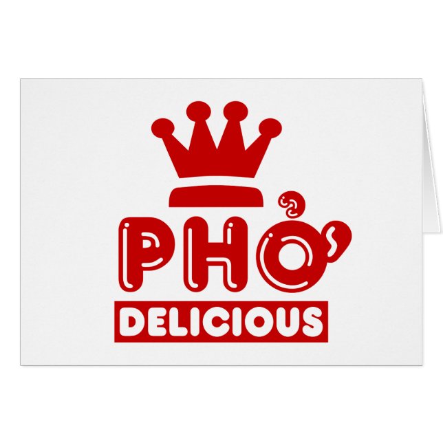 Cartão Pho King Delicious (Frente Horizontal)