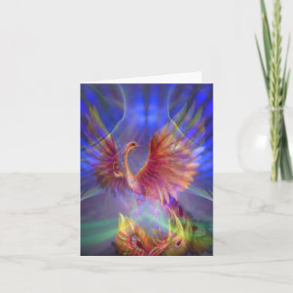 Cartão Phoenix Rising Notecard