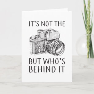 Cartão Photography Photographer Camera Funny Gift Idea