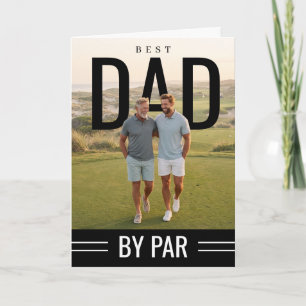 Cartão PhotoPop Melhor Pai Por Par Personalizado Com Foto