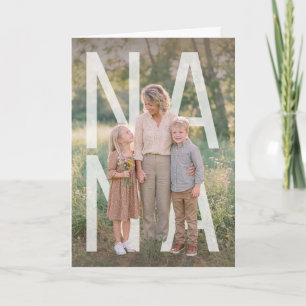 Cartão PhotoPop Nana Foto Personalizada