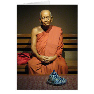 Cartão Phra Dhammayanmuni ... Monge Budista