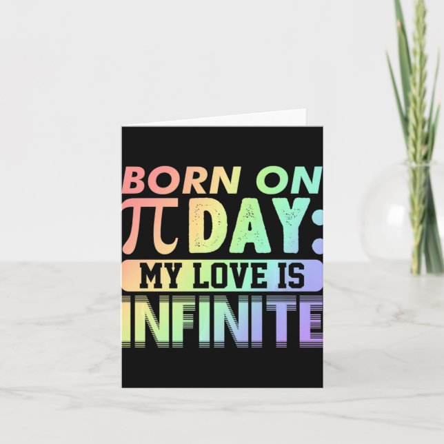 Cartão Pi Day Gift Premium (Frente)