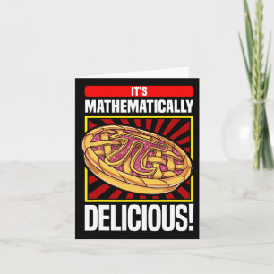 Cartão Pi Day Math Lover Apple Pie