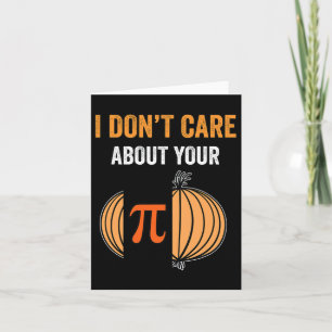 Cartão Pi Day Shirt Pi Símbolo Onion Engraçado Matemática