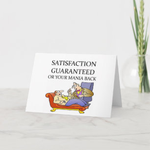 Cartão Piada da PSICOLOGIA