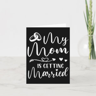 Cartão Piada De Casamento Engraçado Que Minha Mãe Está Se