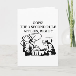 Cartão piada de médico cirurgião