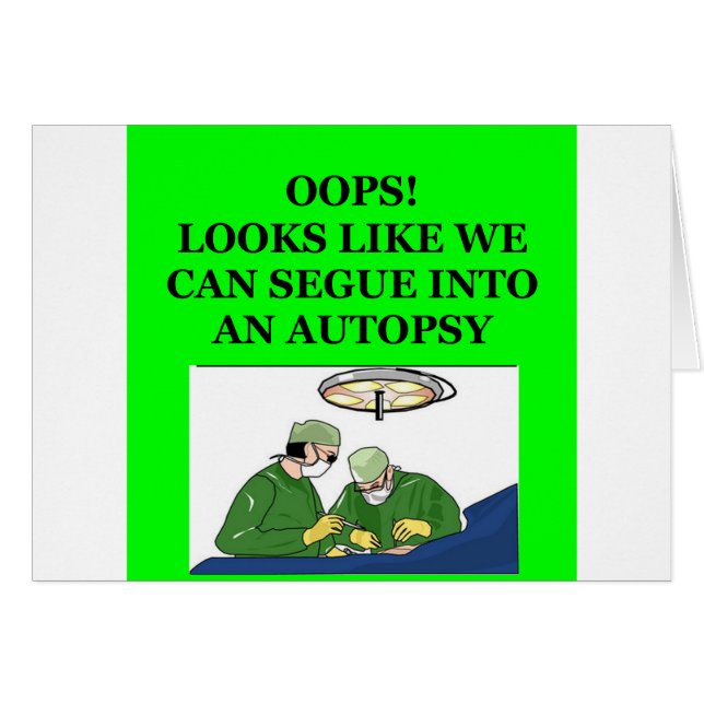 Cartão piada do doutor (Frente Horizontal)