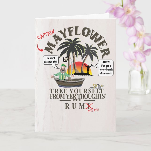 CARTÃO PIADA DO RUM (Orquídea)