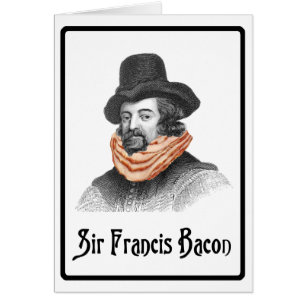 Cartão Piada do senhor Francis Bacon