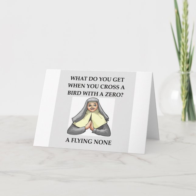 Cartão piada matemática (Frente)