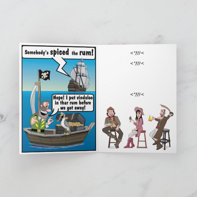 Cartão Piada RUM. (Interior)