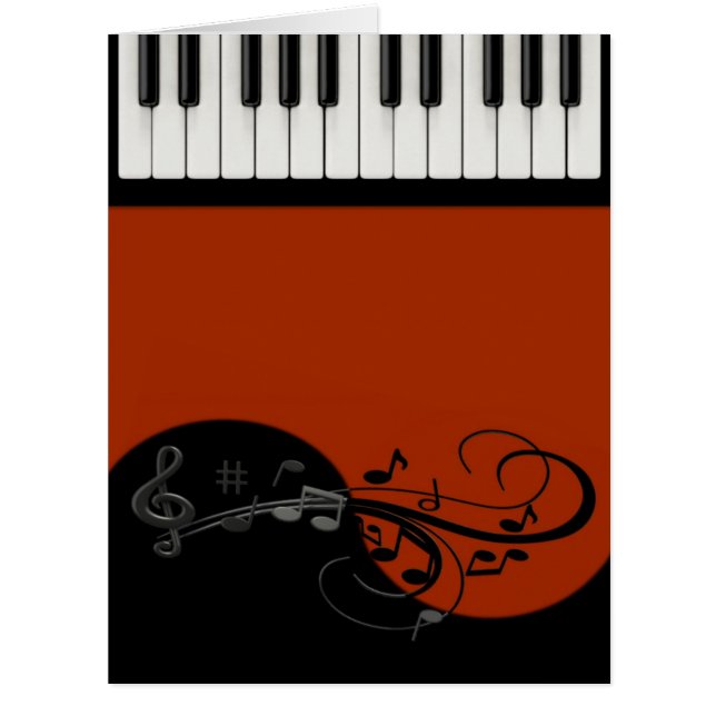 Cartão Piano (Frente)