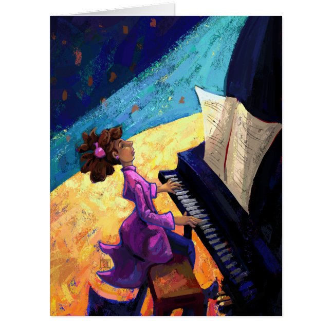 Cartão Piano Concert (Frente)