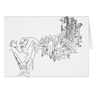 Cartão Piano de Stravinsky